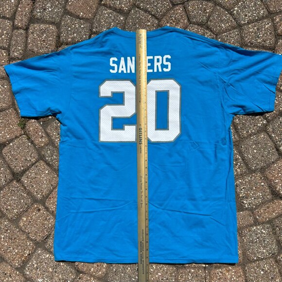 Fanatics Barry Sanders Detroit Lions NFL Football T Shirt Sz 2XL - Picture 7 of 8